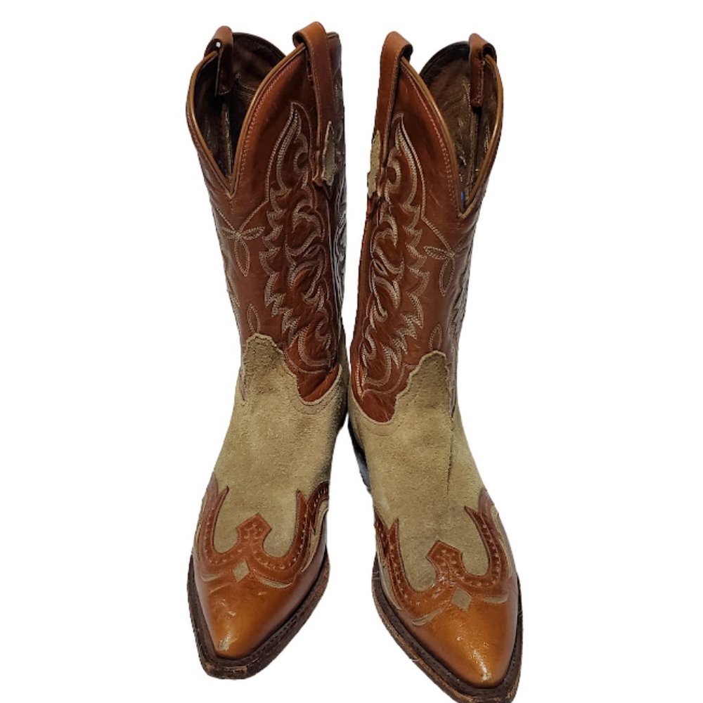 Tony Lama Cowboy Boots Size 7 1/2